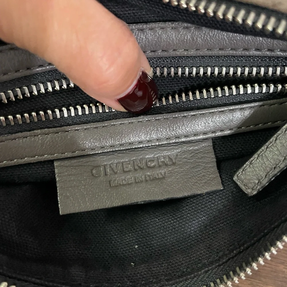 Givenchy mini pandora Taupe Leather Shoulder Bag - Picture 7 of 8